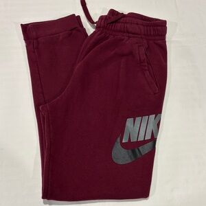 Nike Youth XL Maroon Jogger Sweatpants
